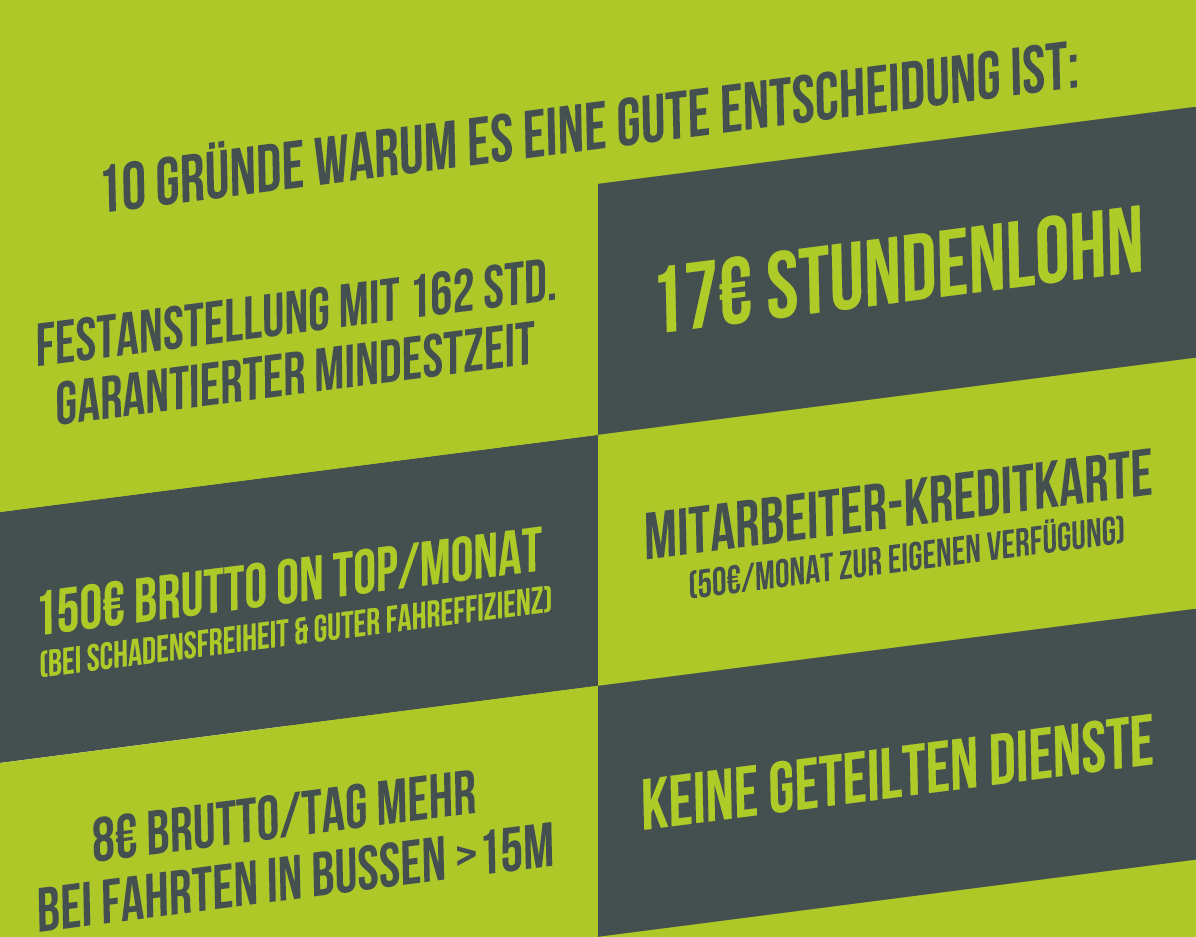 10 Gründe - Arbeiten bei BerlinMobil